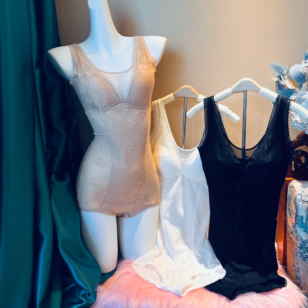 高端强压夏季薄款连体衣收腹提臀束腰美体免穿文胸无钢圈托胸聚拢