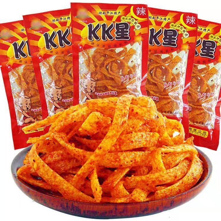湖南麻辣kk星辣条巨辣辣片8090儿时怀旧休闲零食组合