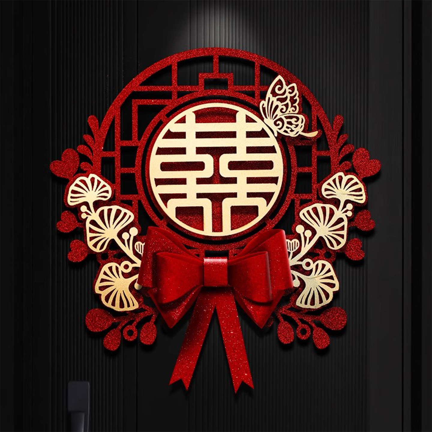 喜字贴结婚专用婚礼大门窗户囍字贴纸婚房卧室房门布置装饰用品