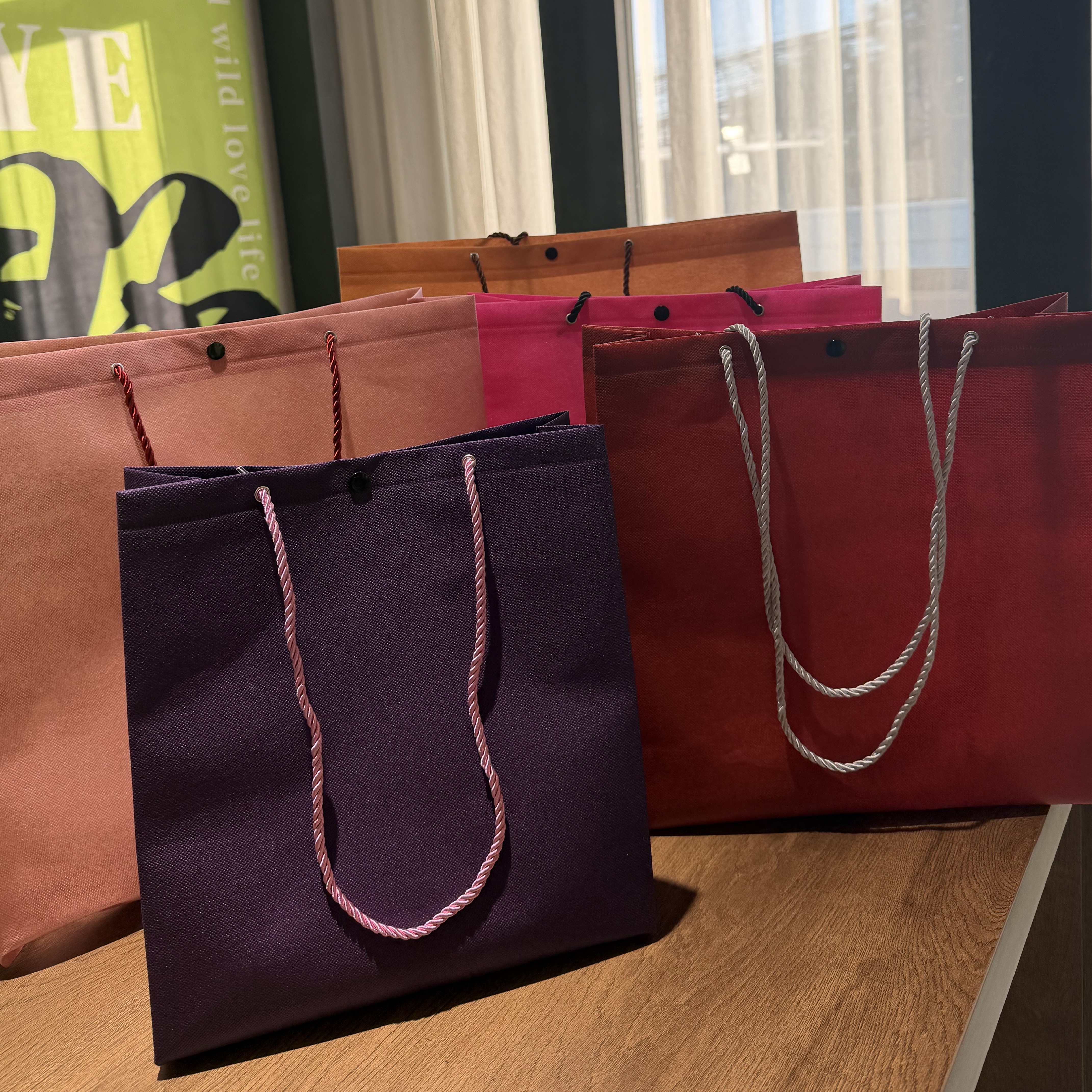 加厚抽绳无纺布袋带暗扣环保手提袋肩背时尚礼品袋定制网红