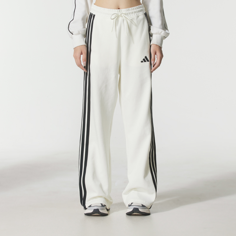Adidas阿迪达斯针织长裤女子2025秋季新款宽松运动库休闲裤KC0045