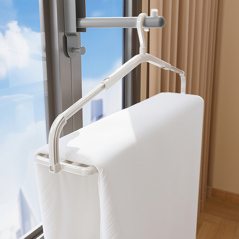 大衣架晒被子床单专用可伸缩超大晾衣架
