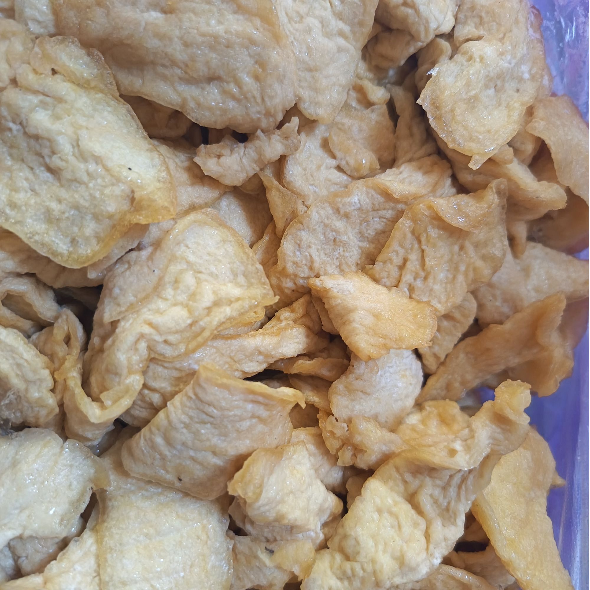 莆田农家传统手工油炸豆腐兴化蒲豆特色小吃豆腐丸