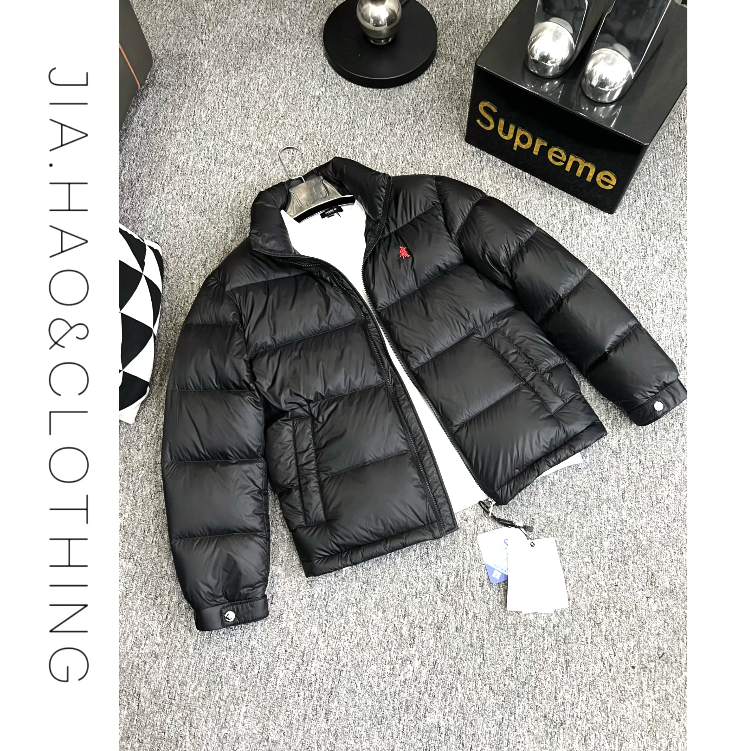 『JIA.HAO』26317冬季新国标90白鸭绒立领羽服