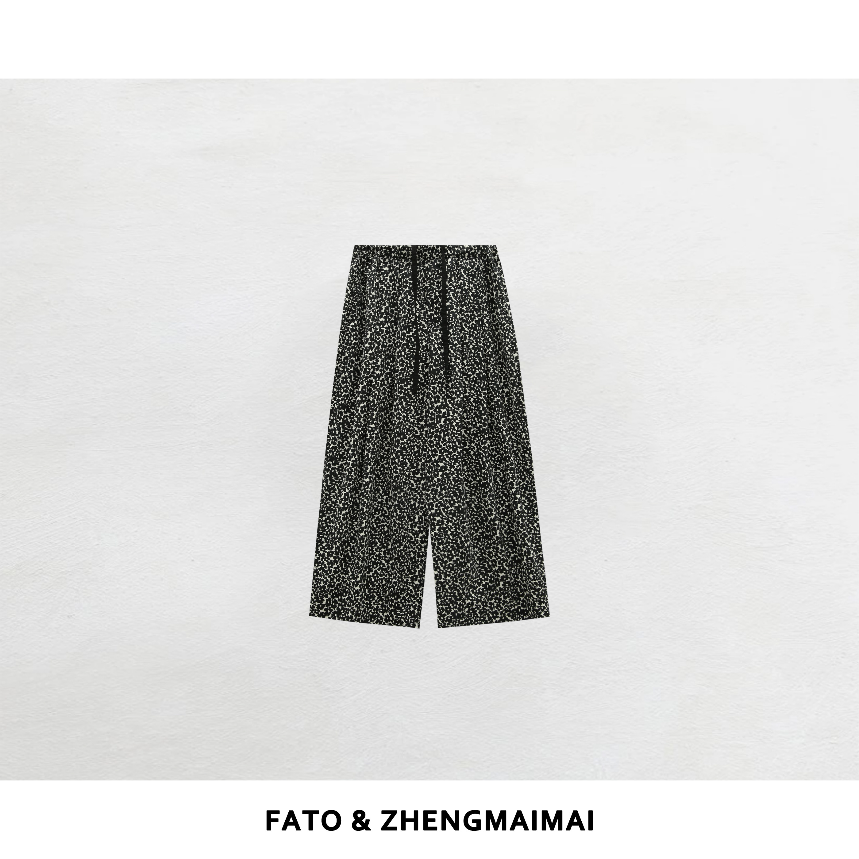 【郑买买】花花裤 新款女生韩系ins气质碎花休闲长裤 QDD50816K2