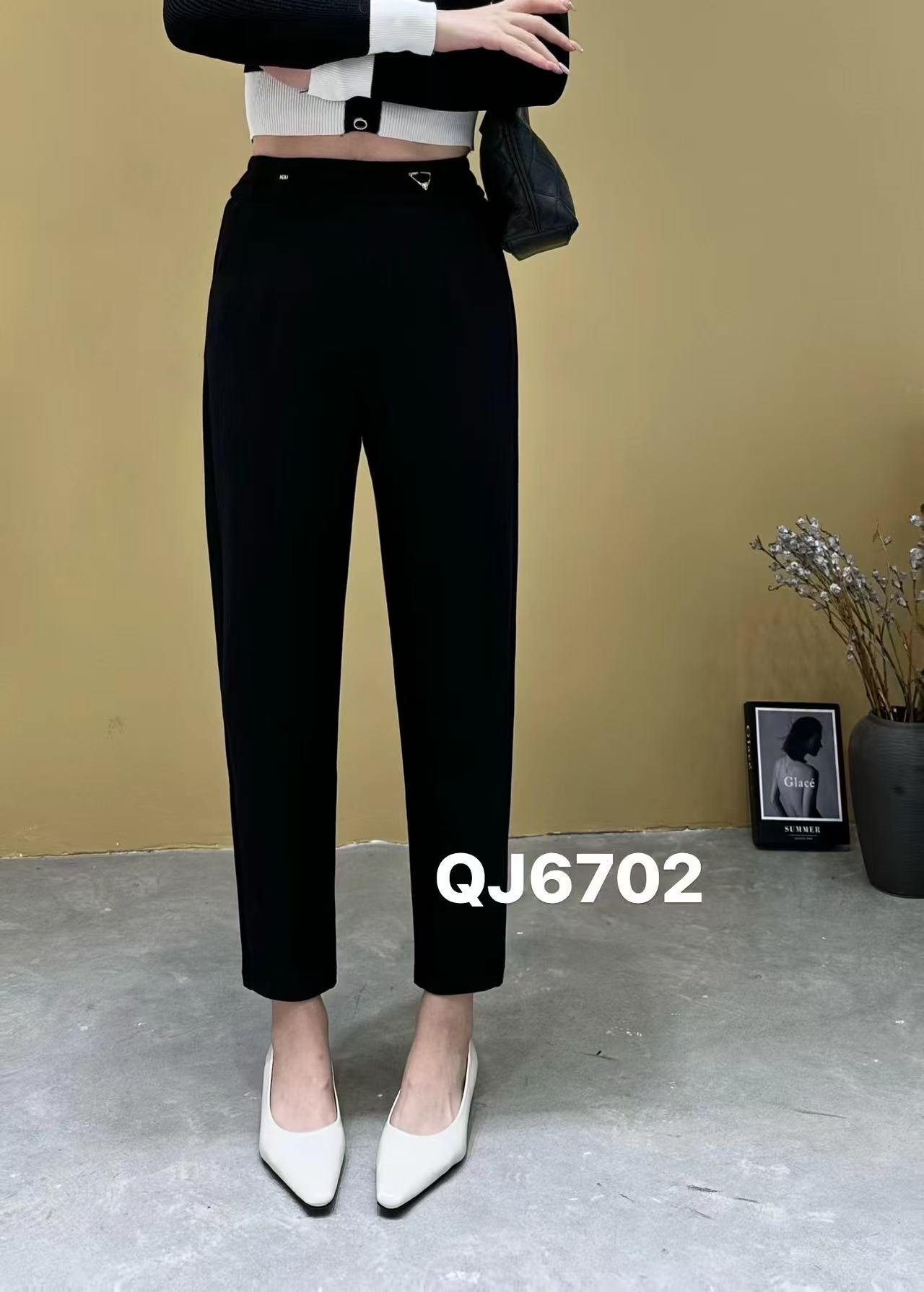 秋冬新款休闲简约百搭时尚显瘦小西裤6702