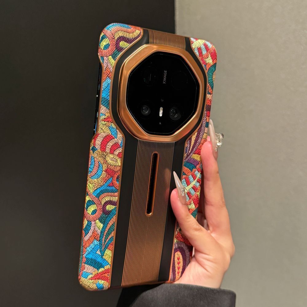 【高品质】适用华为Mate70RS非凡大师手机壳6皮质腰果花50保时捷4