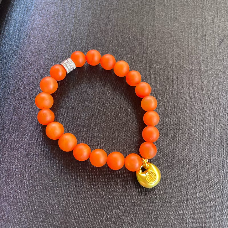 保山南红手串男女款情侣时尚百搭饰品