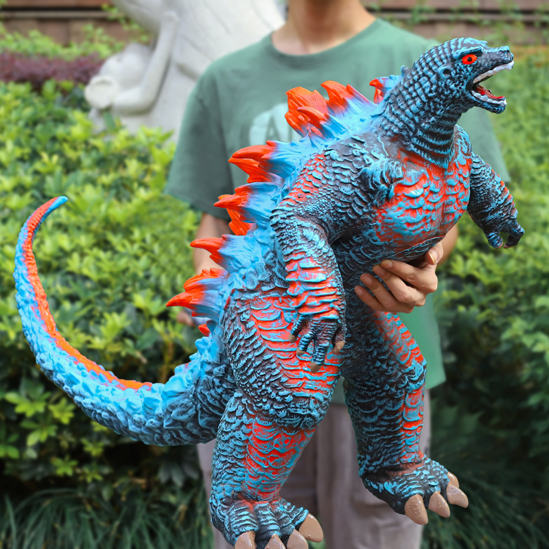 电影金刚怪兽模型大号软胶恐龙发声猩猩手办儿童玩具摆件益智玩偶