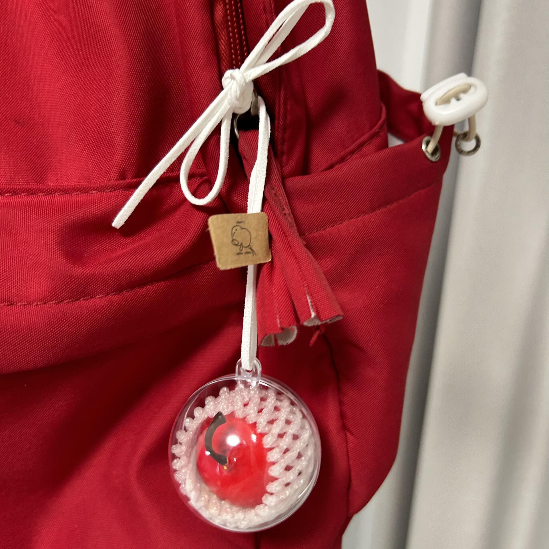 【平平安安】苹果挂件包包挂饰高级感小众圣诞节平安夜可爱钥匙扣