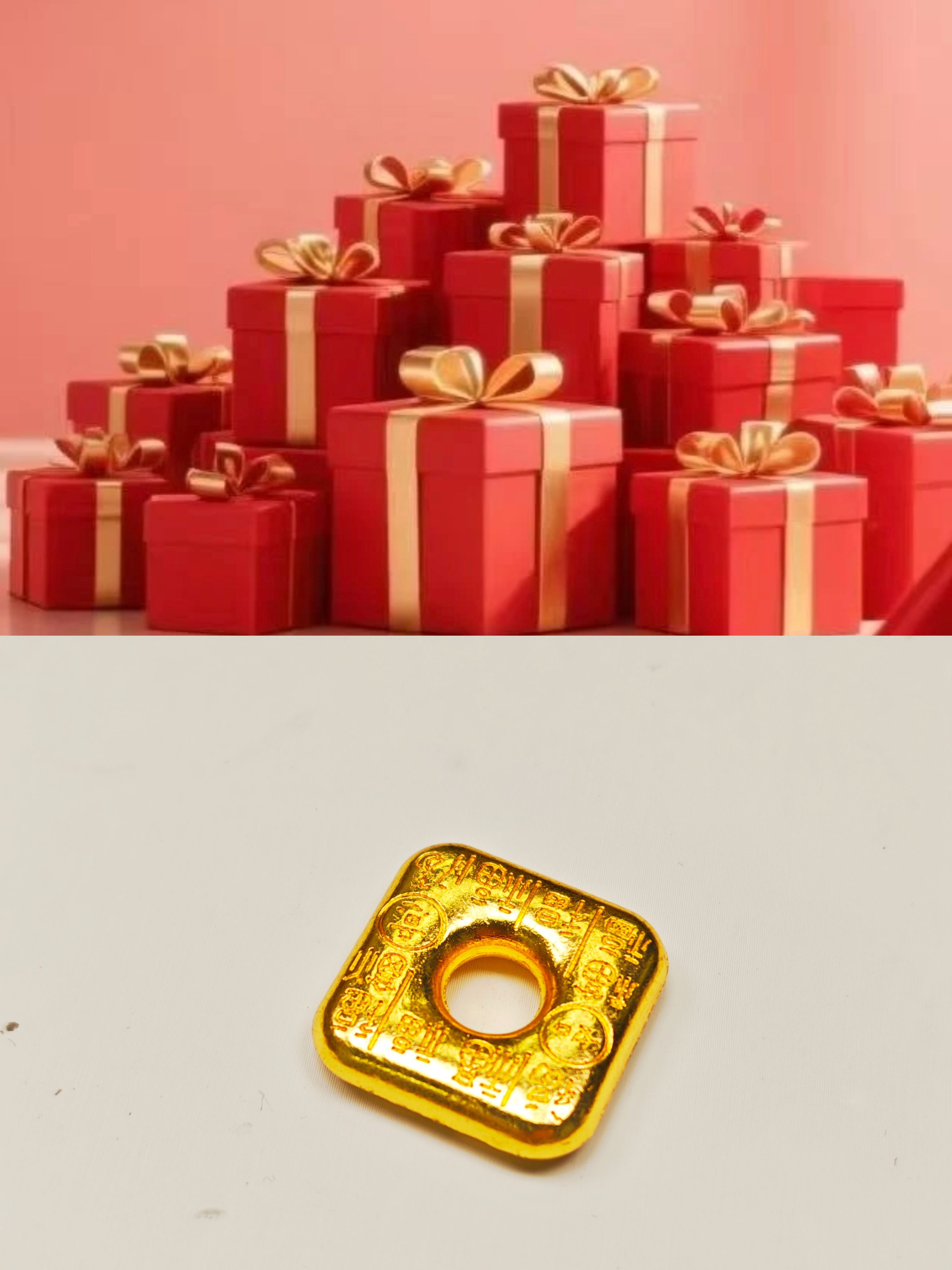 轻职风原创春节风格惊喜礼盒搭配精品挂件k920