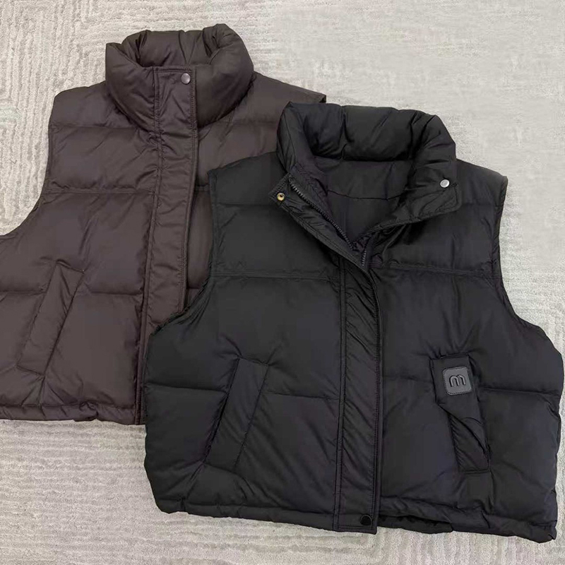 2026秋冬新款立领棉服马甲女宽松外穿欧货时尚加厚无袖背心小马夹