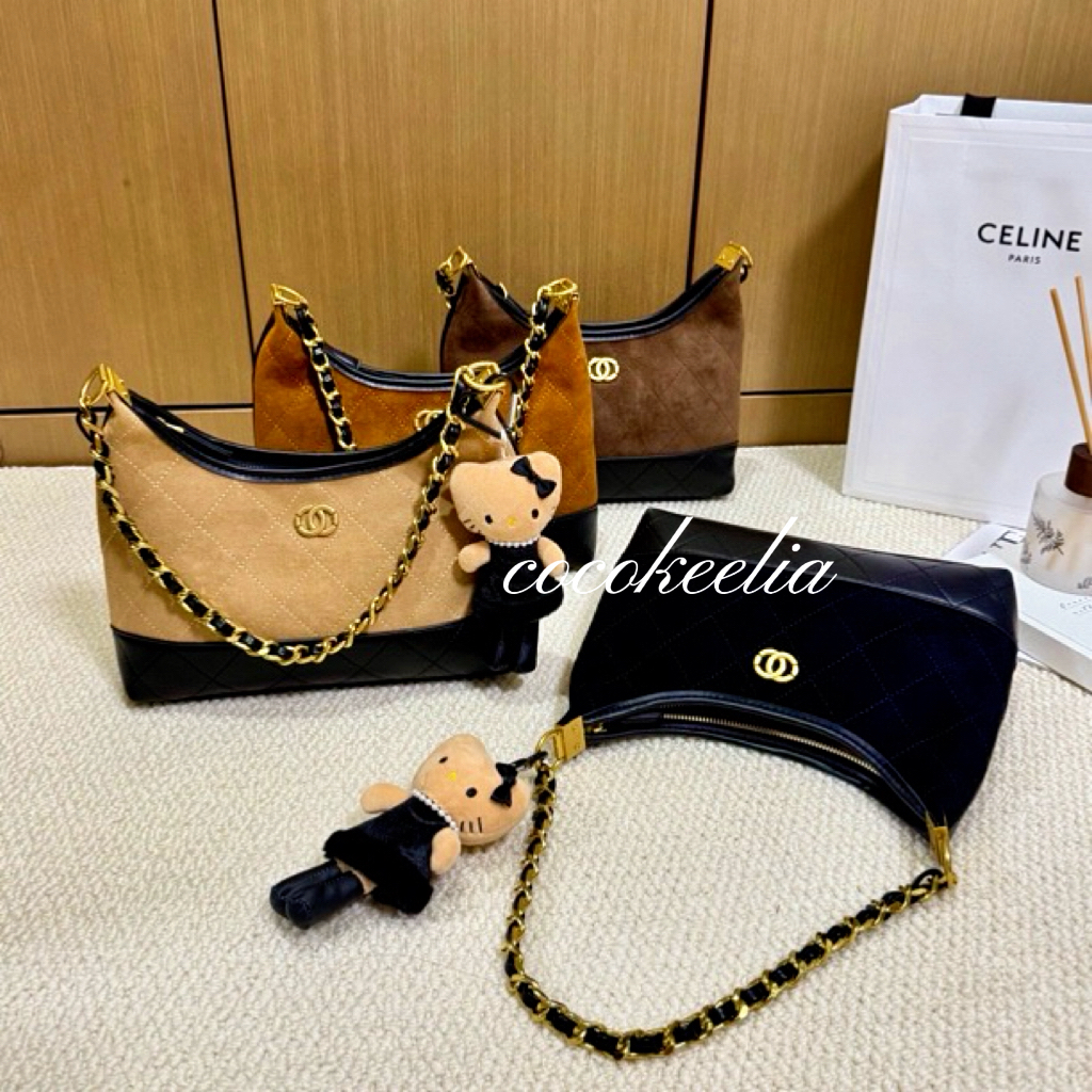 【大小姐】小香风大容量托特包女2025新款链条腋下包百搭手提单肩包