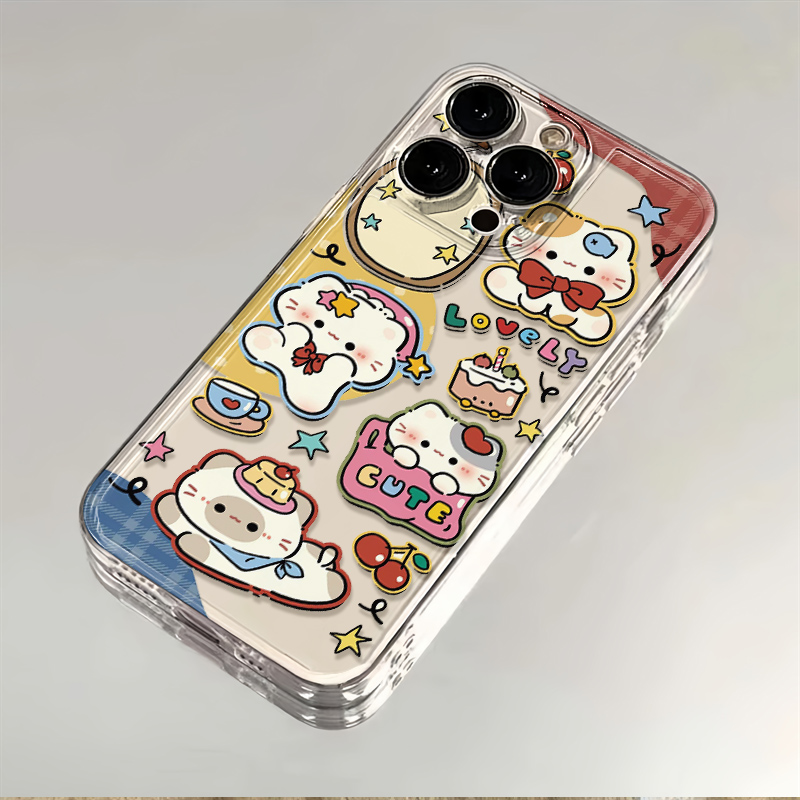 太空壳生日蛋糕凯蒂适用苹果17promax情侣手机壳16小米华为14防摔