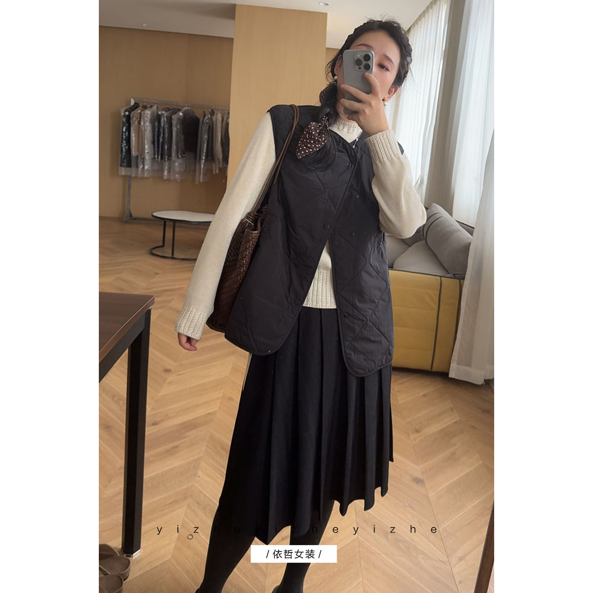 “马甲“上衣女外套”秋季女外套气质小个子短款