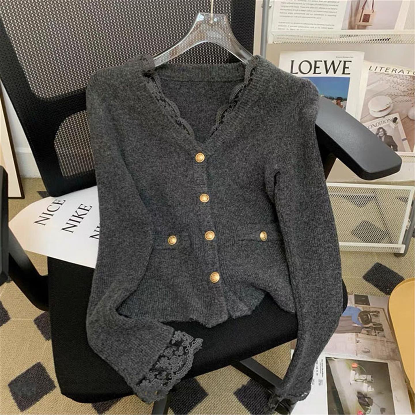 针织衫女2025新款今年流行爆款秋冬大码胖mm小香风内搭打底衫上衣