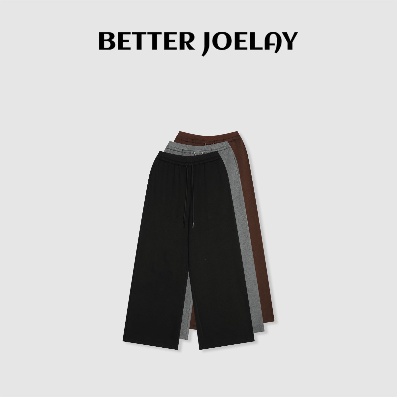 BETTER JOELAY-【大地棱镜】时尚休闲直筒裤子宽松百搭KKH2352