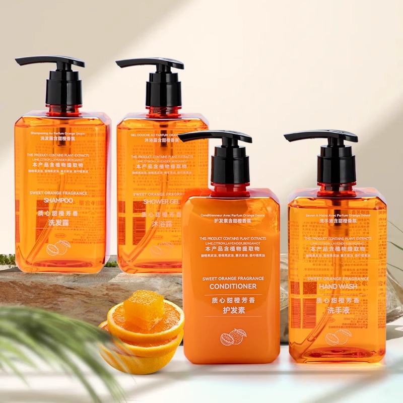 桔子酒店洗发水Champs fleuris香橙沐浴露护发素洗手液原装同款