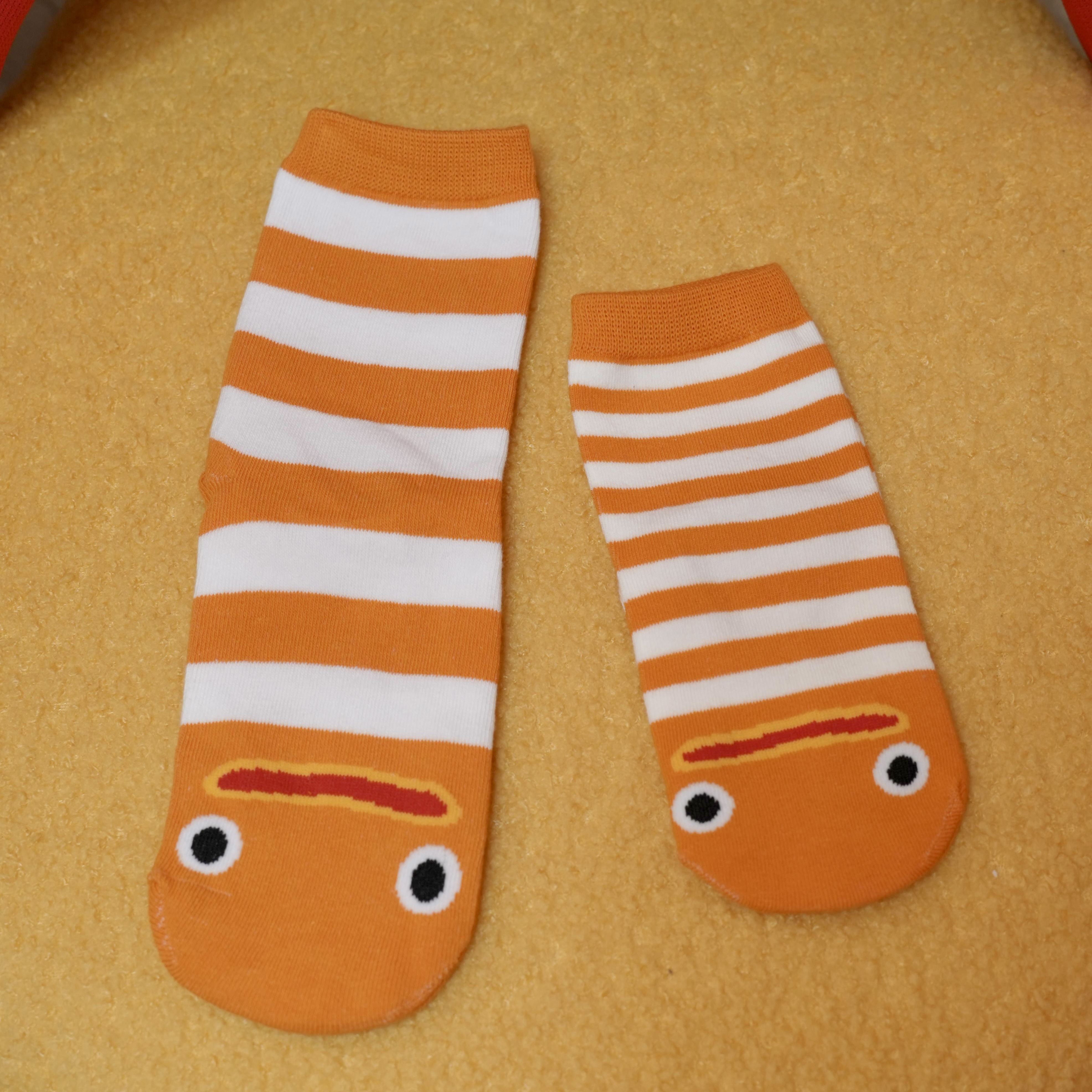 新款花园鳗袜子分趾袜夏秋季薄款中筒袜子ins风可爱系卡通袜