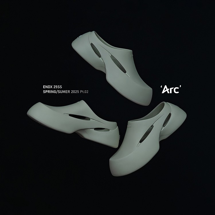 【陈赫同款】ENDX 25SS两色'ARC'光弧系列厚底时尚半拖男女同款