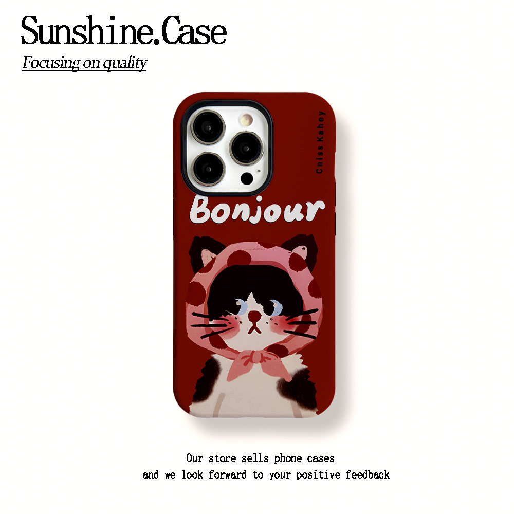 菲林二合一适用苹果华为vivo小米oppo手机壳围巾猫咪16PRO/15