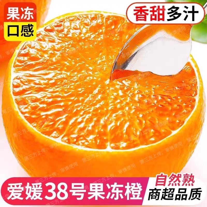 爱媛38号果冻橙四川核心产区新鲜采摘皮薄肉嫩爆汁鲜甜整箱批发