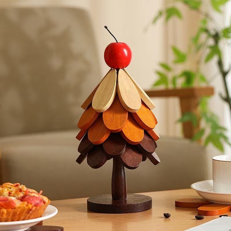 一棵树隔热垫防滑小清新防烫餐垫薄款可爱网红隔热垫砂锅隔热手工