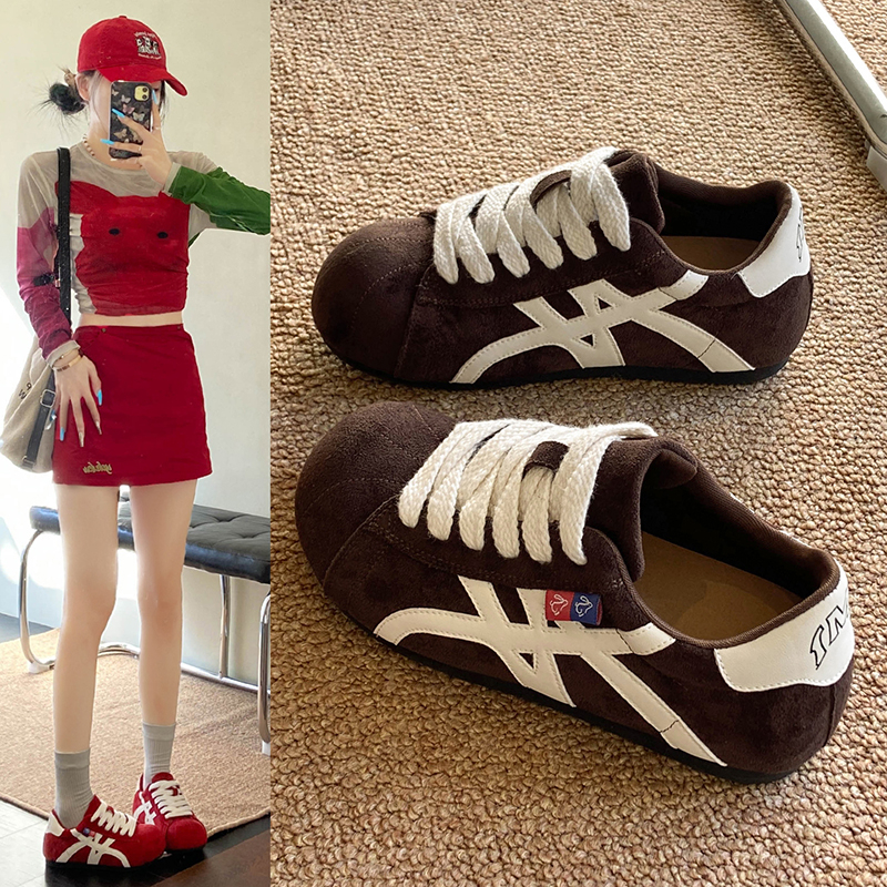 2025时尚休闲鞋百搭内增高德训鞋休闲秋季鞋子防滑女鞋春秋夏季