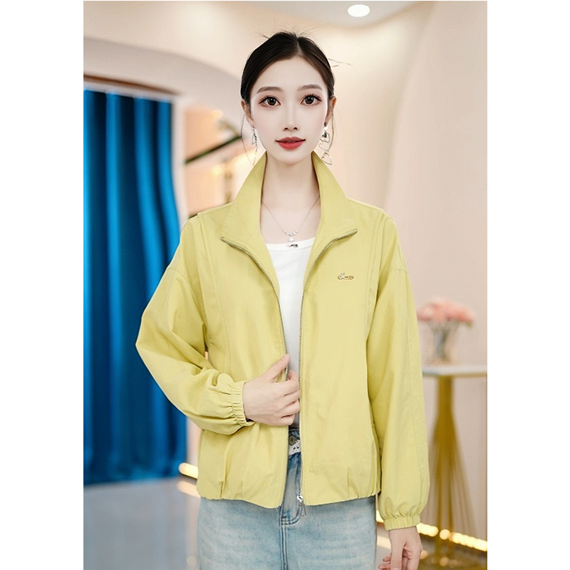 【KL-M15-B】2025年新款秋款妈妈休闲保暖时尚气质款轻薄外套女短款