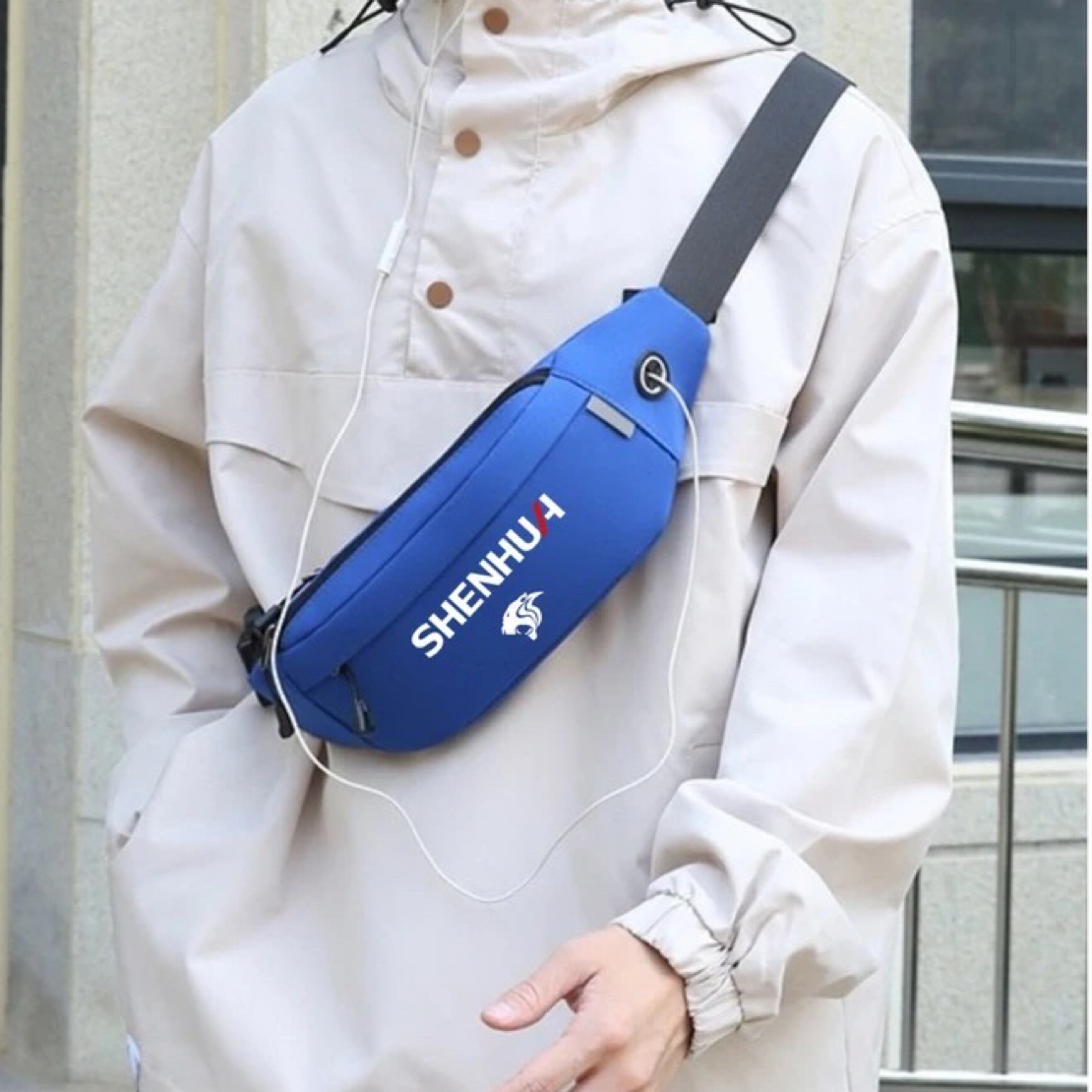 申花球迷周边 胸包 斜挎包 防泼水材质 体积小容量大