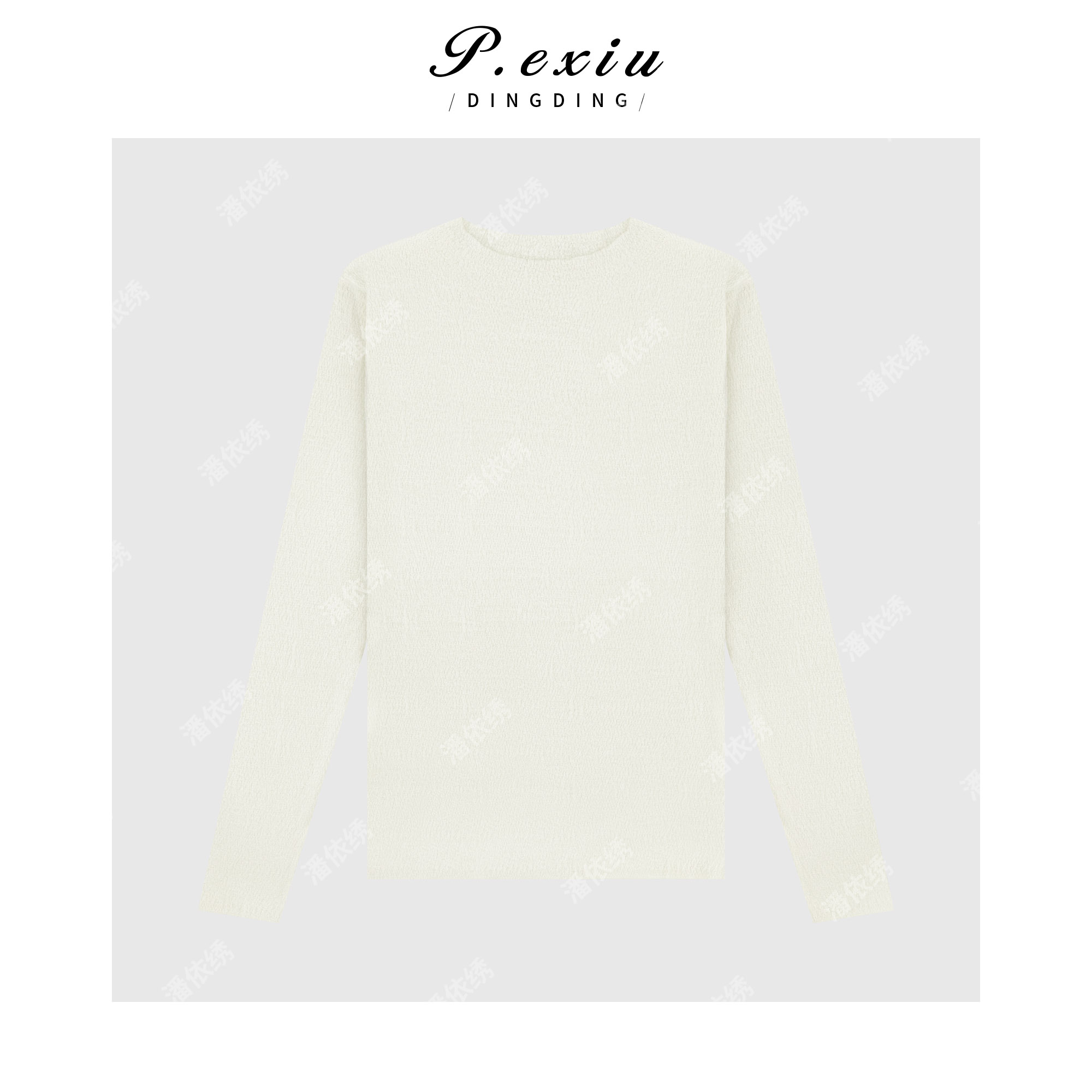 羊毛百搭镂空圆领内搭针织衫 ZZ25081