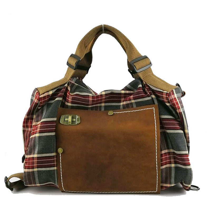 大容量包包女2025新款复古双肩包手提出差行李包休闲外出旅行背包