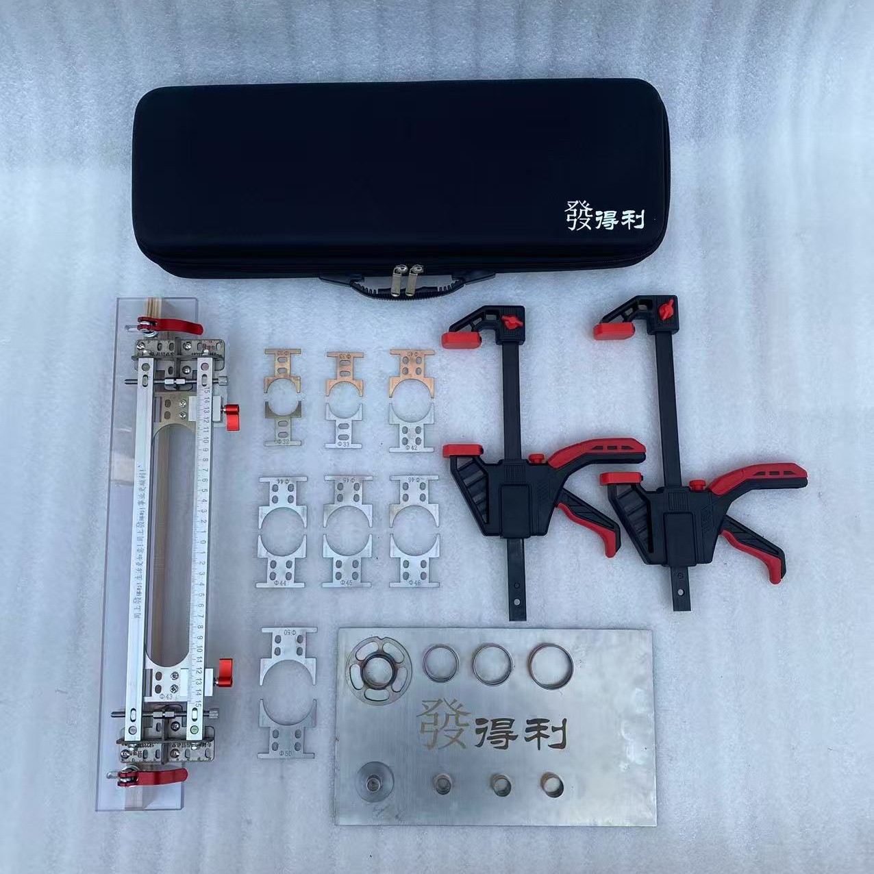 多用型铣槽辅助工具 三维合页 平开合页 天地插销 门框上铁片下沉