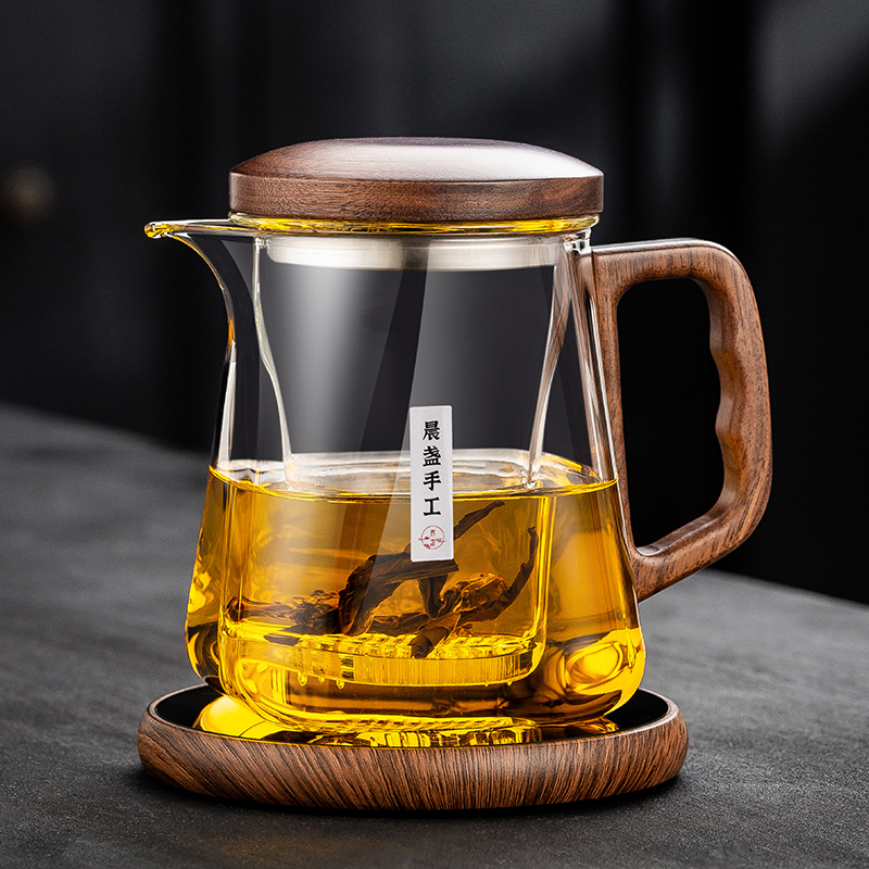 加厚高硼硅玻璃泡茶壶耐高温家用冲茶器功夫茶具单壶电陶炉煮茶壶