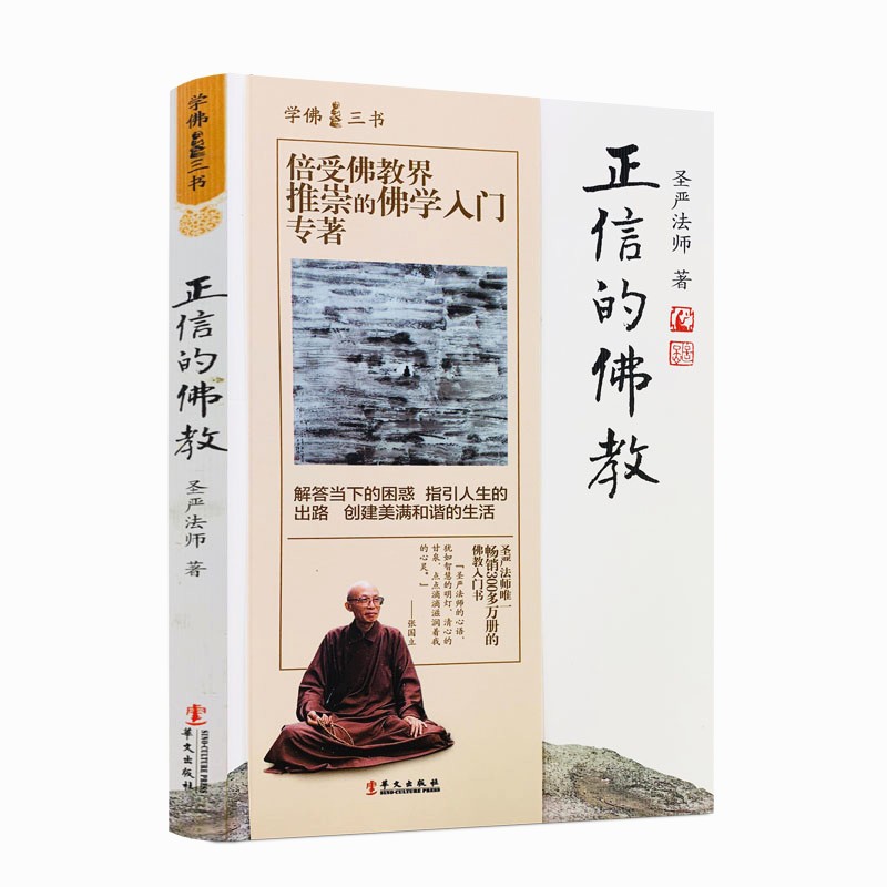 正信的佛教  圣严法师著解答困惑法师开悟佛教思想文化