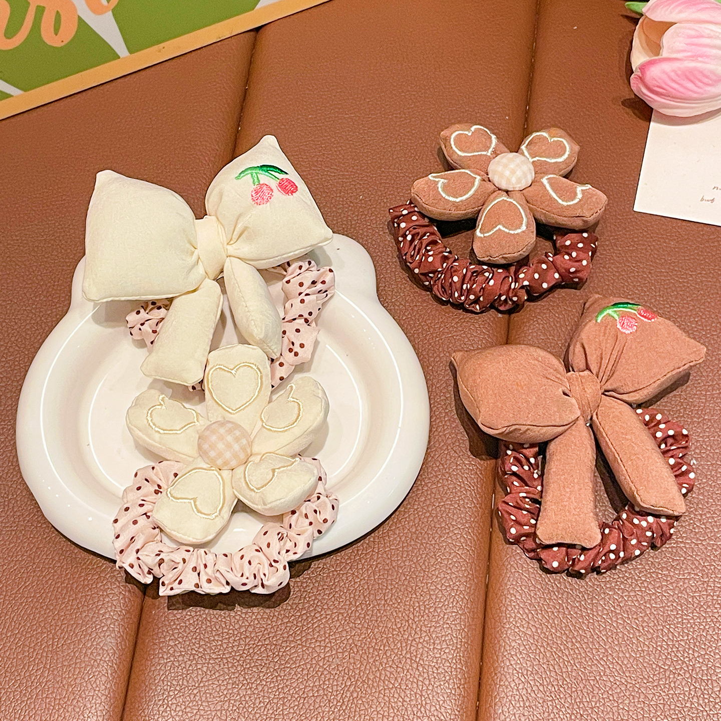 女休闲风2025年秋冬季发饰网红少女宝宝甜美女孩头绳儿童女童可爱