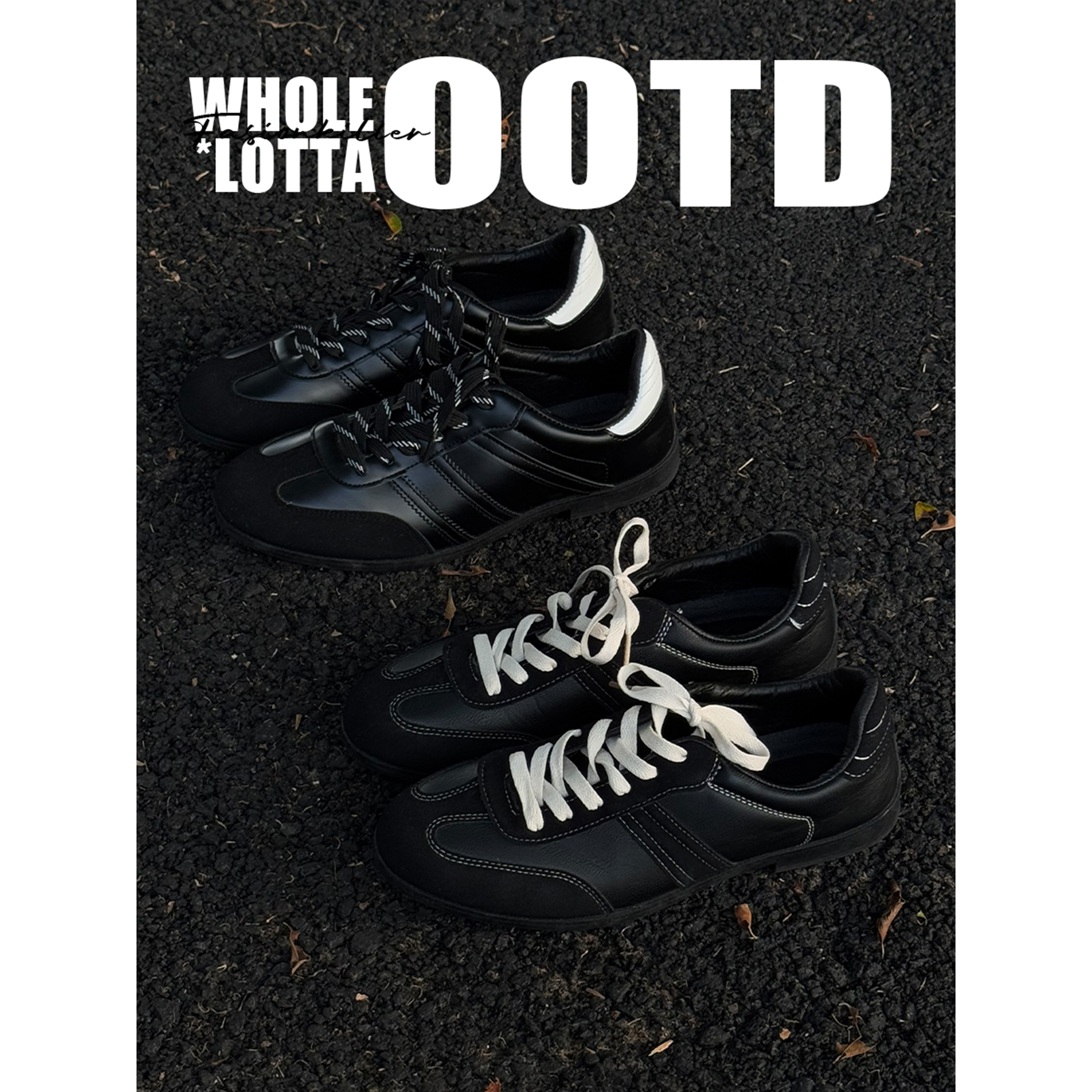 NewRockStarChoppa高级感德训鞋男鞋复古百搭薄底鞋 皮鞋保龄球鞋