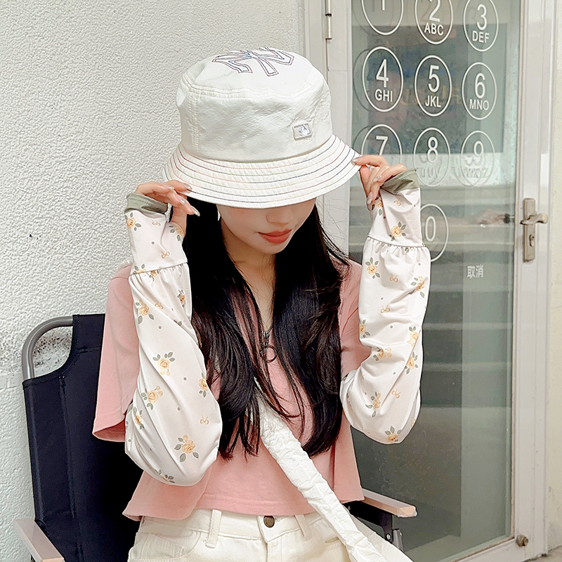 2025新款冰丝袖套防晒袖套夏天清新女护袖开车护臂冰袖防紫外线