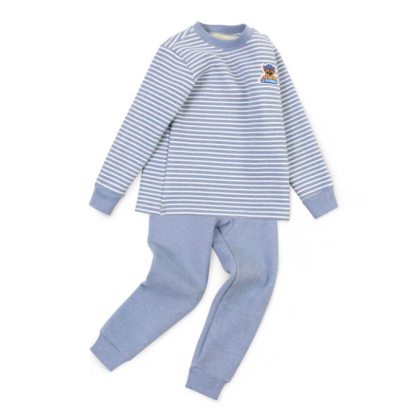 汪汪队儿童秋衣秋裤保暖打底睡衣居家内衣套装男女童圆领童装服饰