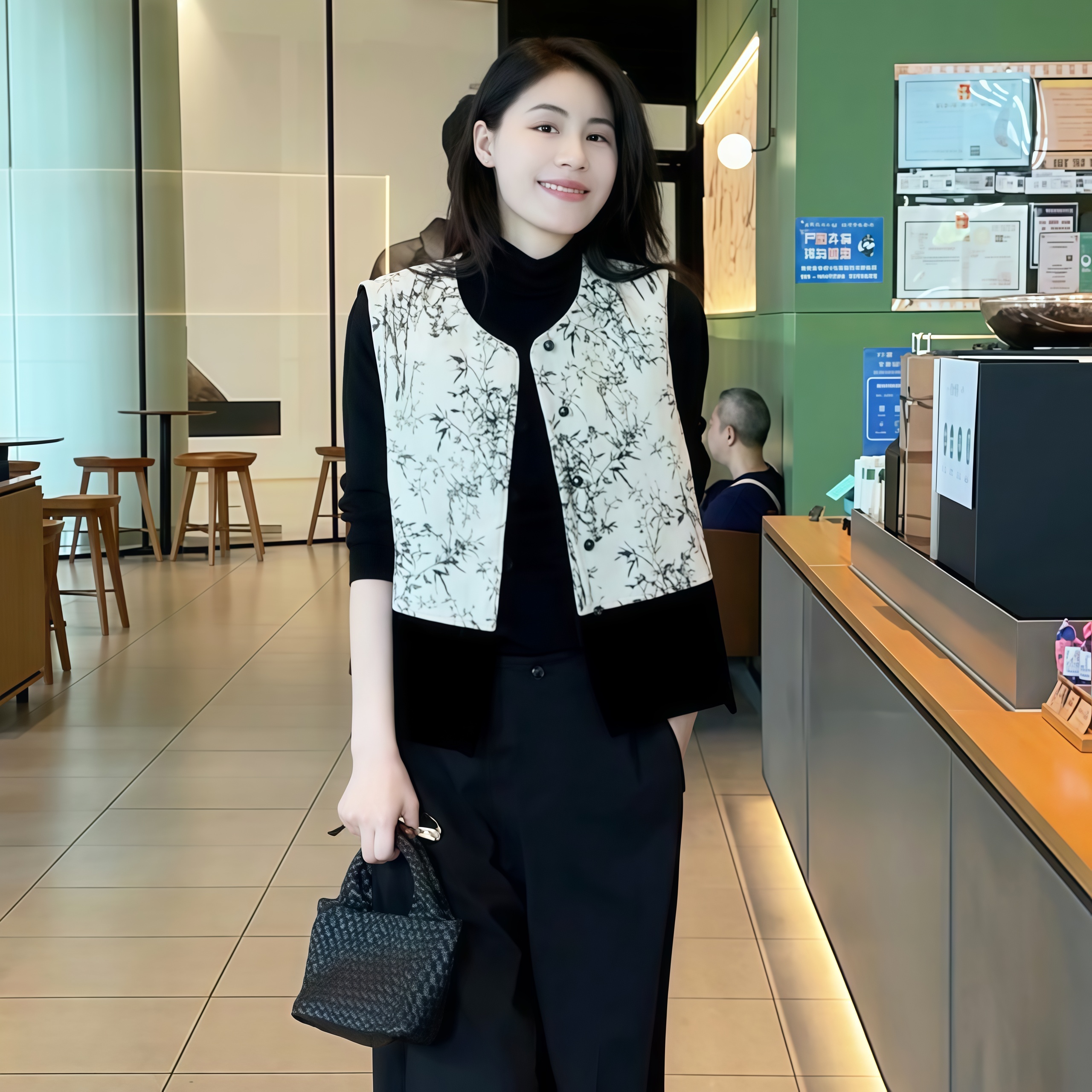 【心机打底】Mayya Plus麦芽定制气质显瘦流光风毛织上衣32537151