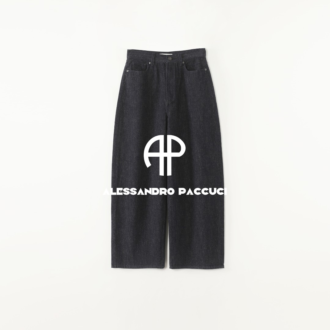 AP洛哥53095NK/53096NK【羊毛牛仔】时尚休闲百搭弯刀裤休闲裤女装