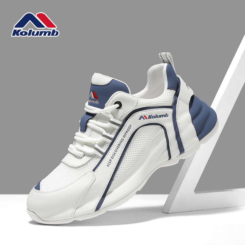 kolumb/哥仑步高档时尚舒适男鞋秋季透气休闲运动鞋子百搭老爹鞋