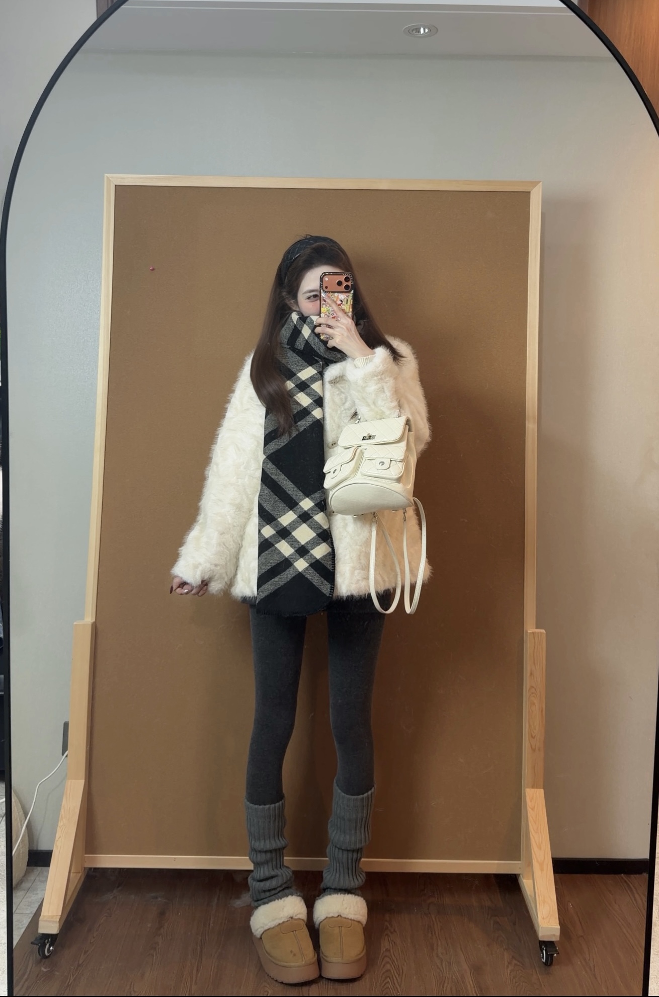 人造皮草 正版【陨石冰川】慵懒风中长款厚款外套大衣女