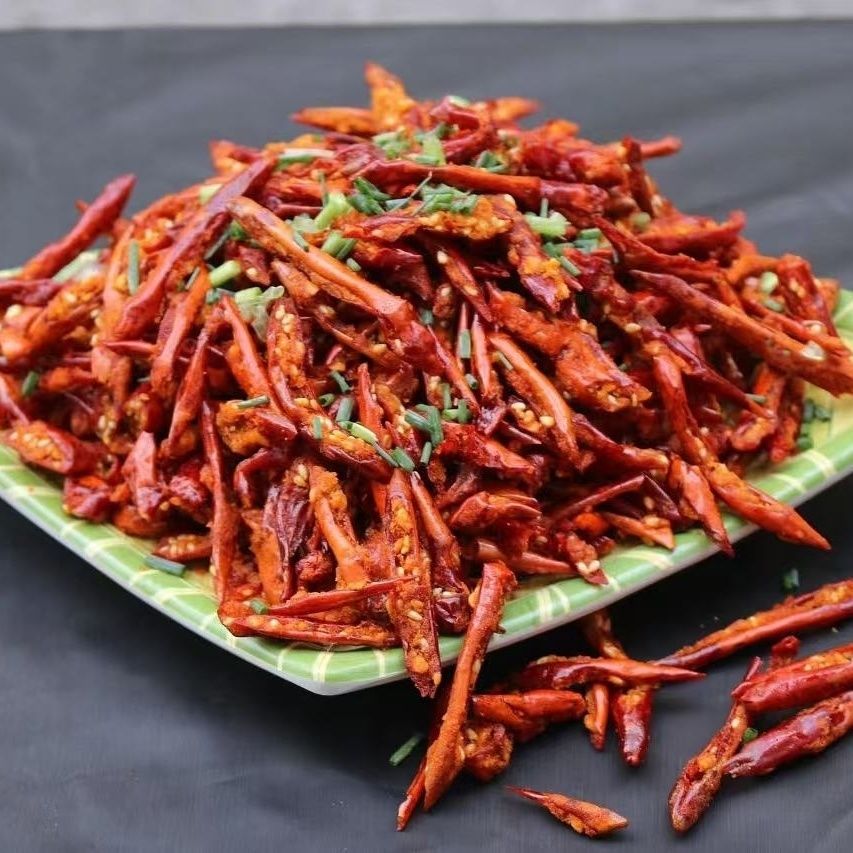 香辣脆炸辣椒250克包邮（湖南湘西赶集代购）