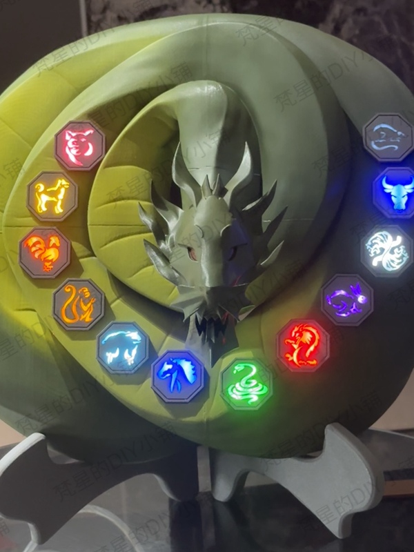 成龙历险记十二生肖动画动漫周边收藏触摸发光钥匙扣潮玩礼物摆件