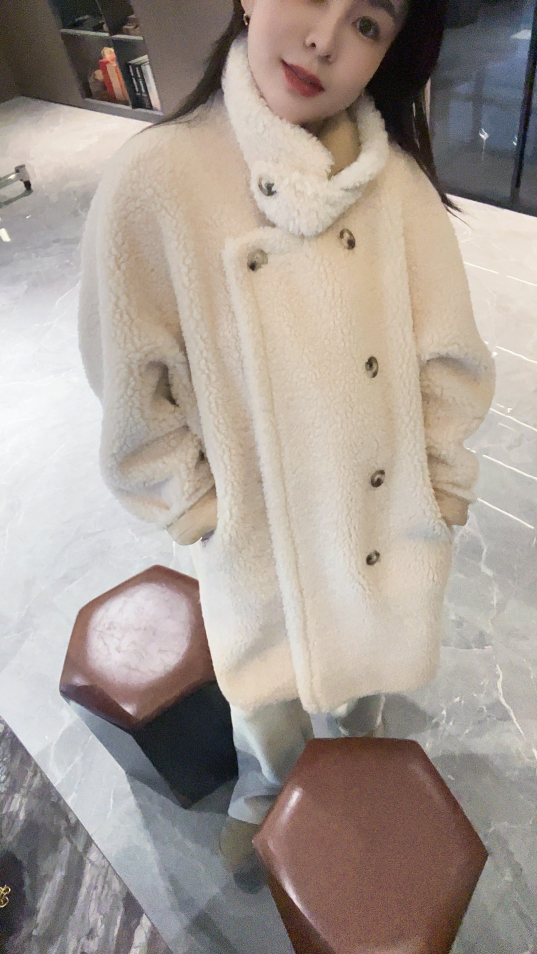 【北总严选】帕迪恩自留！自留！自留！两面穿羊毛立领外套25PD-5372