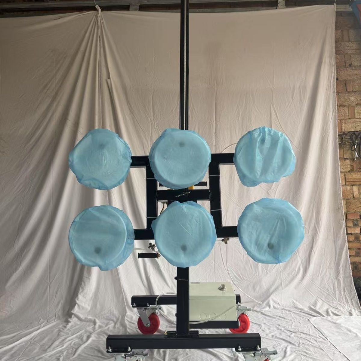 电动玻璃吸盘车玻璃吸盘推车手摇升降吸盘车手推式玻璃吸