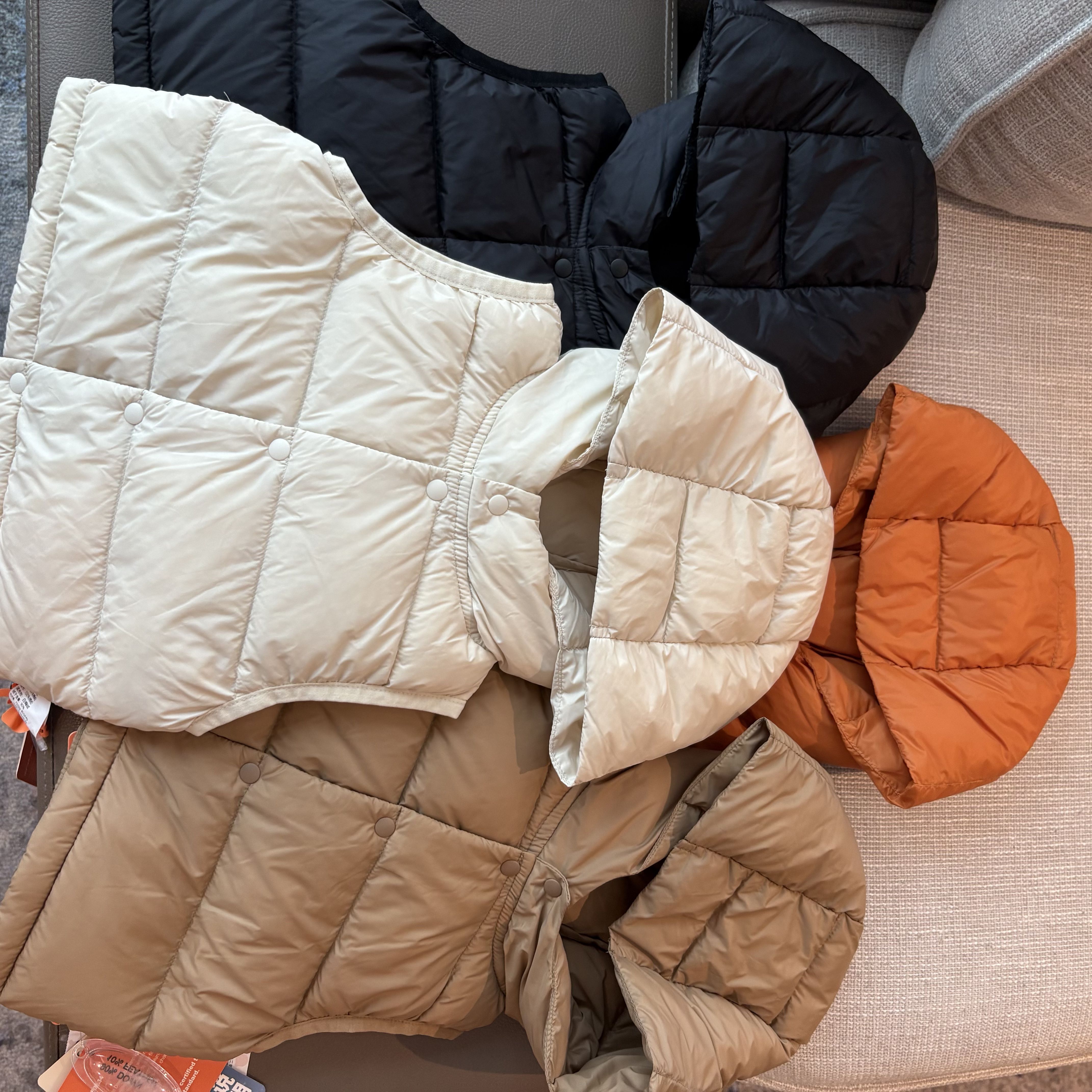 【连帽三防羽绒马甲 小洛妈咪】婴儿童羽绒宝宝背心拜年秋冬马甲H1