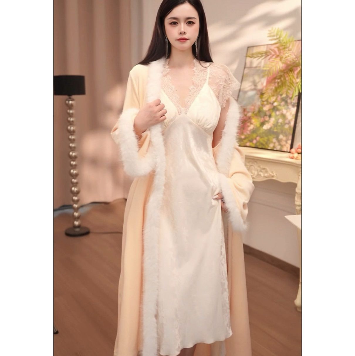 【北国之恋】海岛绒高级感秋冬气质睡袍家居服睡衣显瘦晨袍