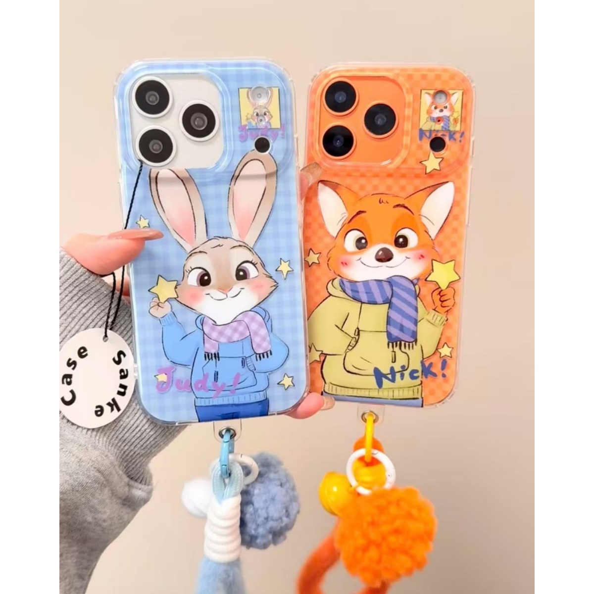 ins风围巾朱迪尼克适用iPhone17双层IMD手机壳华为vivo小米17oppo